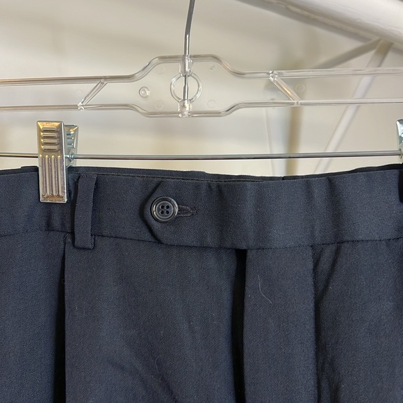 Brooks Brothers Navy Wool Dress Pants- 34x30 - Picture 4 of 6
